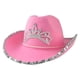 thumbnail image 3 of sweethay Sombrero de estilo vaquero occidental bonito a la moda, decoración de plumas, gorro de diamantes de imitación, accesorio para la Disfraces de disfraces Lentejuelas, 3 of 6