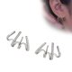 thumbnail image 1 of Lujo atemporal para mujeres, encanto retro, regalo perfecto para niñas, aretes dorados, 1 of 4