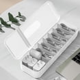 thumbnail image 1 of EGNMCR Storage Bins, Storage Containers Data Cable Storage Box Storage Box With Lid Multi Functional Desktop Small Item Organizer Box Charging Cable And Charger Storage Box plastics storage b ox, 1 of 6
