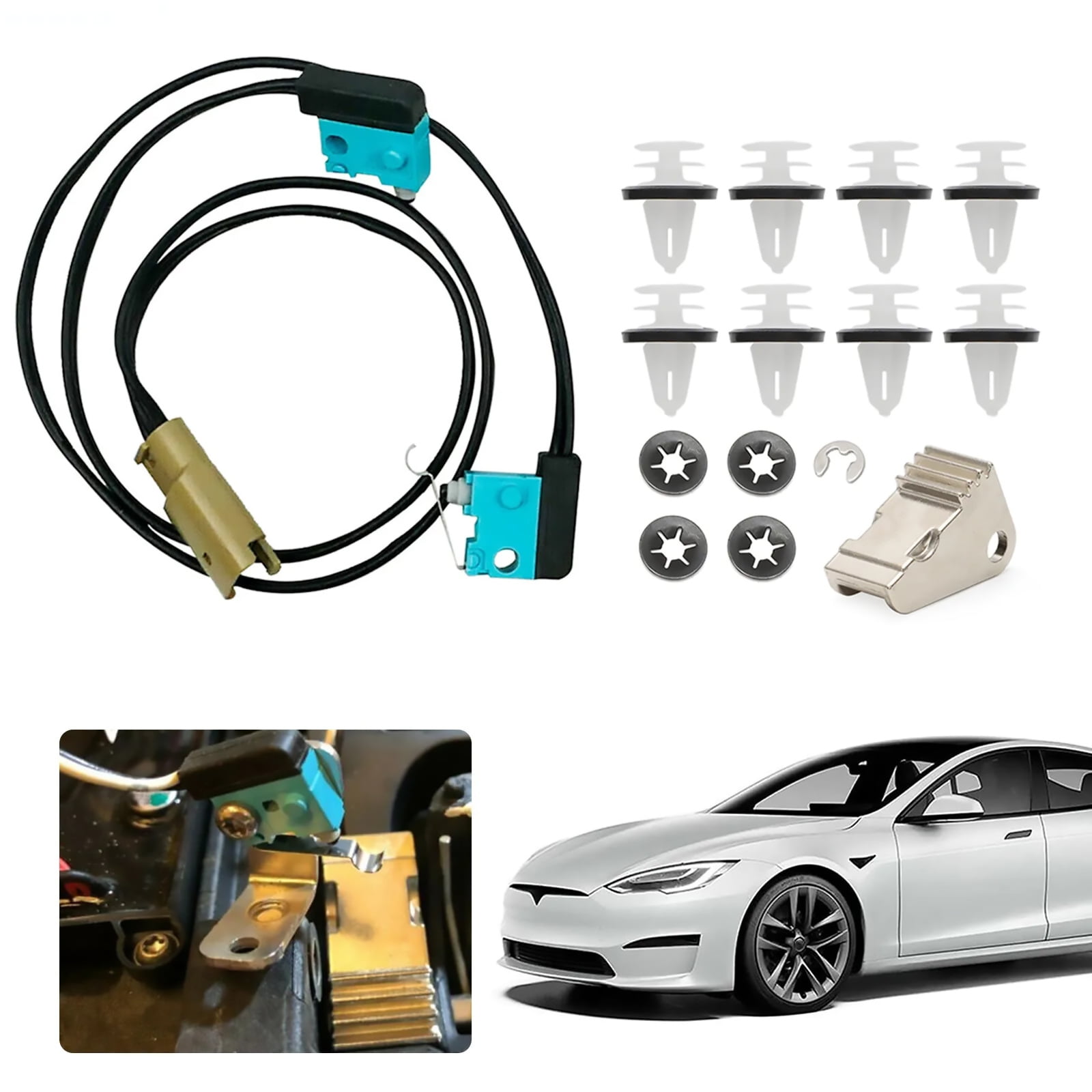 Vehicle Door Handle with Repair Kit High Response Speed Compatible with Tesla Model S Accessory