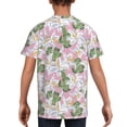 thumbnail image 5 of Wukai Lilies Flowers Youth Unisex Short Sleeve T-Shirt for Boys, Girls, Teens, and Kids-X-Large, 5 of 7