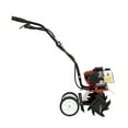 thumbnail image 4 of 2HP Gas Powered Garden Mini Cultivator, 52CC Soil Garden Cultivator with Rear Wheels, Soil Cultivator Tilling Tool  for Farms, Parks, Gardens, Yards, Fields (6500-7000r/min), 4 of 9