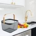 thumbnail image 3 of Contenedor de canasta de almacenamiento BLESIY Cesta de almacenamiento gris, 3 of 7