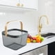 thumbnail image 3 of Contenedor de canasta de almacenamiento BLESIY Cesta de almacenamiento gris, 3 of 7