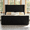Black, variant on 4 EVER WINNER Queen Bed Frame, Velvet Upholstered Platform Bed with Headboard and Footbaord, Geometric Tufted Wingback Headboard & Footboard, White