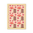 thumbnail image 1 of Japón templo tower fan de Sakura Cuadro de madera decorativa marco de casa A4, 1 of 3