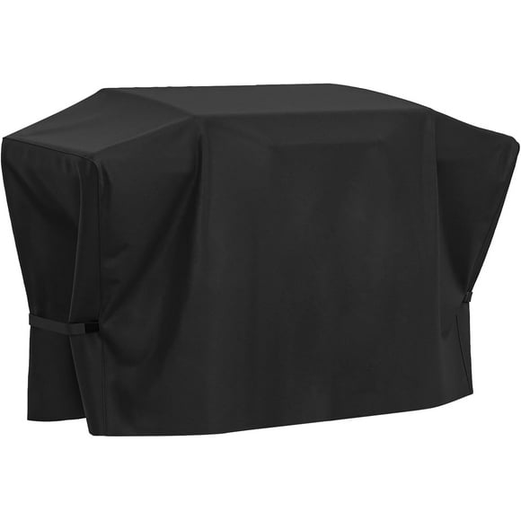 Griddle Cover for Blackstone 28 Inch Griddle with Hood, 5483 Waterproof BBQ Cover with Double Straps, Lightweight & Fade Resistant, Black