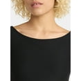 thumbnail image 4 of No Boundaries Scoop Neck Mini Dress with Short Sleeves, Women’s, 4 of 4