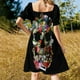 thumbnail image 5 of Vestido de manga corta Fragile Skull 2, vestidos para mujer , vestido de noche para mujer, ropa de verano para mujer, vestido, 5 of 7