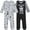 White / black, variant on Disney Nightmare Before Christmas Jack Skellington Newborn Baby Boys 2 Pack Zip Up Sleep N' Plays Newborn to Infant
