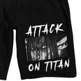 thumbnail image 7 of Attack On Titan: Final Season Men's Black Lounge Shorts-XL, 7 of 7