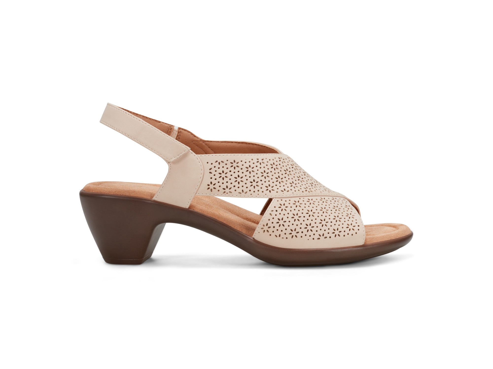 Easy Spirit Women's Cecee Heeled Sandal, Wide Width Available