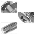 thumbnail image 4 of QUMIIRITY 100 Pcs Vis de Fixation pour Armoires de Serveurs Installation Plaquée Nickel, 4 of 8