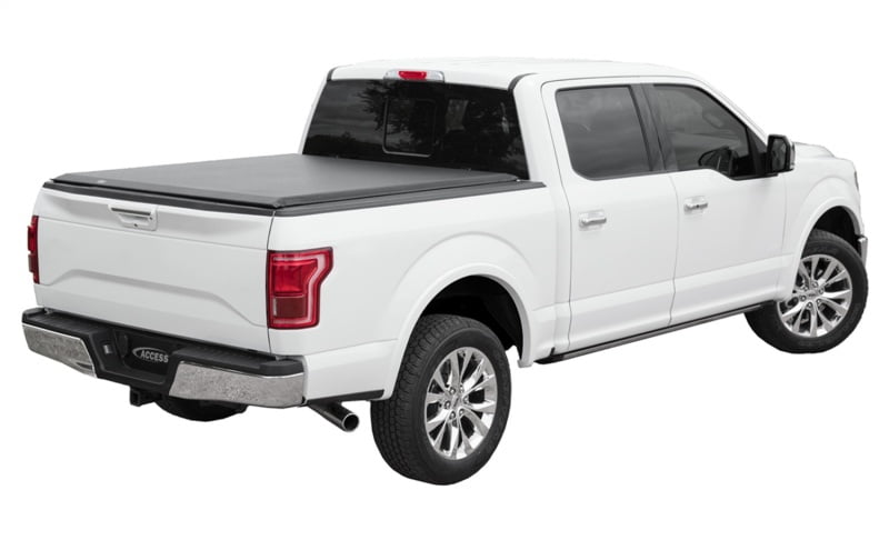 R&L Racing Black Roll-Up Soft Tonneau Cover 2001-2003 for Ford F150 Supercrew Super Crew Cab 5.5 Ft Short Bed 