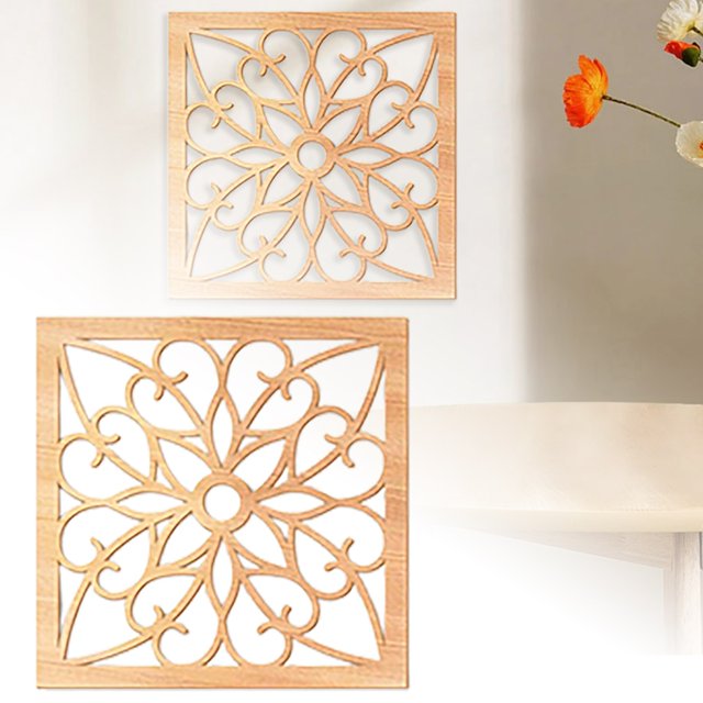 Cuadros decorativos para el salón y el dormitorio. Exquisitos cuadros decorativos de madera con motivos huecos. Decoración para el hogar.