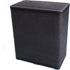 Wicker Hamper, Black