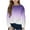 Purple, variant on breaise Girls T Shirts Crew Neck Long Sleeve Tops Trendy Tie Dye Children Tee Spring Fall Casual Loose Shirts for Teen Girls Boys