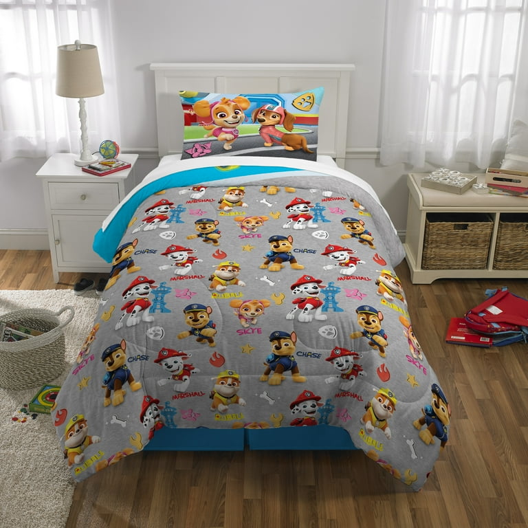 Paw Patrol Kids Comforter Set 2 Piece Twin Full Reversible