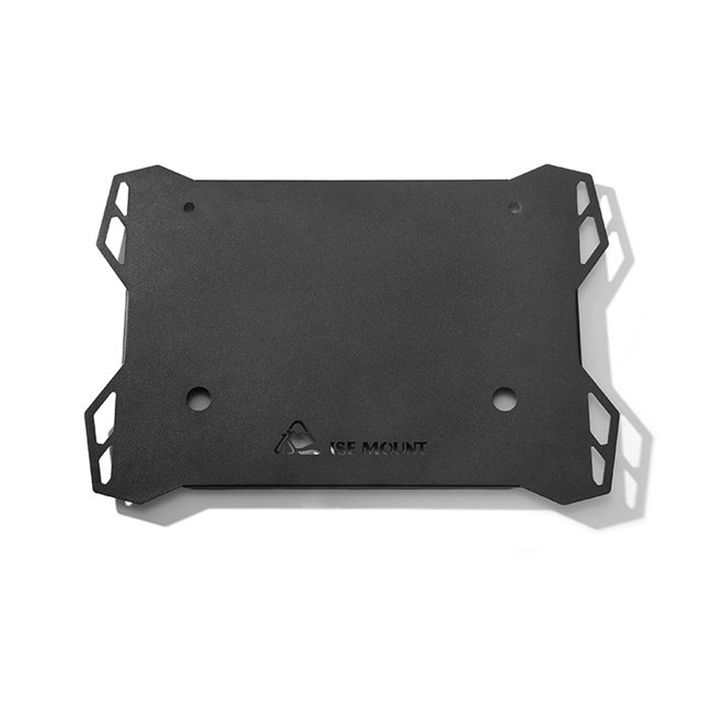 Outdoor camping picnic table with hook hole storage bag desktop steel table multifunctional portable table