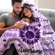 thumbnail image 3 of LHSHID Inspirational Blanket You are Awesome Positive Thoughts Throw Blanket Get Well Soon Gifts for Women Men 30"x40", 3 of 7