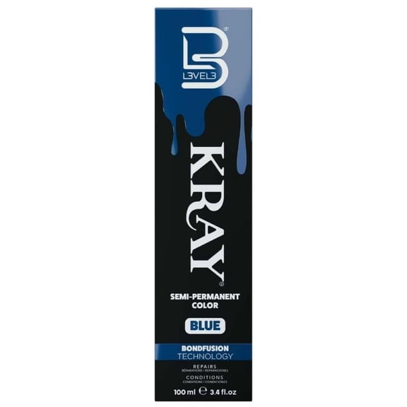 Level 3 Kray Semi Permanent Hair Color - Semi Permanent Hair Dye with Aloe Vera