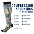 thumbnail image 2 of FORMRS Womens Knee High Socks Casual Long Thick Travel Daily Wear, 1 Pair, Ocean Boat, 2 of 6
