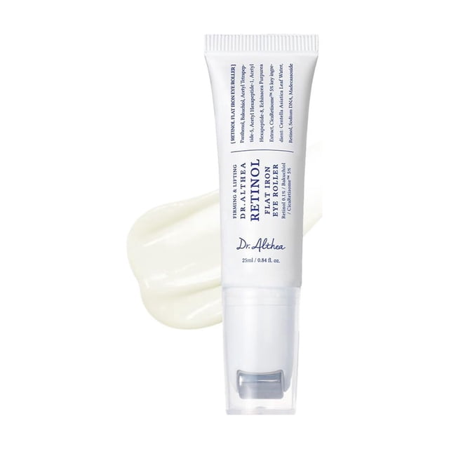Sérum para ojos Dr. Althea Retinol con rodillo Gua Sha, 25 ml, vegano
