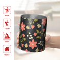 thumbnail image 5 of Floral 12oz Stainless Steel Coffee Mug – Double-Wall Insulated Cup with Spill-Resistant Lid, 360° Full-Print Design, Keeps Drinks Hot & Cold for Home, Office, Travel,Thanksgiving,Christmas, Spring, 5 of 5