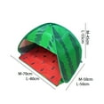 thumbnail image 2 of hwoehyo Outdoor Watermelon Beach Tent Foldable Tent Qucik Automatic Open Adult Kids Windproof Sun Shelter Face Tent With Phone Holder L, 2 of 7