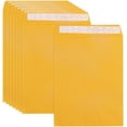 TRAHOO10x13 Catalog Envelopes Self Seal 100 Pack, 80GSM Paper Yellow