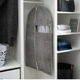 thumbnail image 3 of Simplify Suit Garment Bag, Fabric Closet Organization, Black, 3 of 4