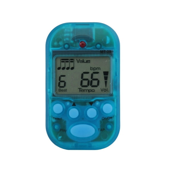 Sintonizador digital clip-on Seitruly para guitarra ukelele blanco