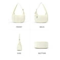 thumbnail image 5 of XINLANER Small Crescent Puffer Purse Shoulder Bag for Women Nylon Quilted Purses Bag Adjustable Shoulder Strap Puffy bag, 5 of 5