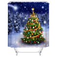 thumbnail image 2 of Coxeer Rideau de Douche de Noël Coloré Imperméable Rideau de Salle de Bain Rideau de Bain Tissu, 2 of 4