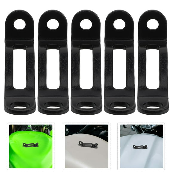 WHAMVOX 5pcs Motorcycle Brake Oil Cup Support Bracket Universal Oil Reservoir Holder for Motorcycle Brake System Iron Easy Installation for DIY Modification Brake Fluid Tank Mount