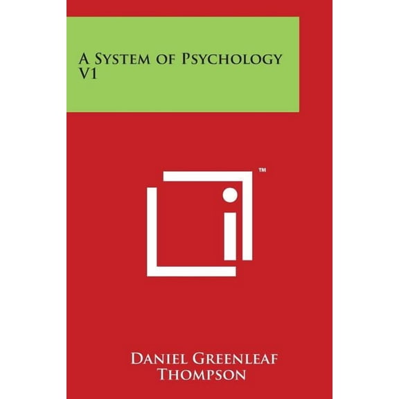 A System of Psychology V1 (Paperback)