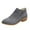 4Grey, variant on Mostsola Womens Ankle Boots Cutout Low Heel Western Short Boots Fashion Suede Fall Booties