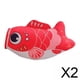 thumbnail image 1 of 2 Almohadas De Carpa Roja De Peluche, Juguete Para Sofá, Decoración De Silla De Playa De Oficina, 15 Cm, 1 of 8