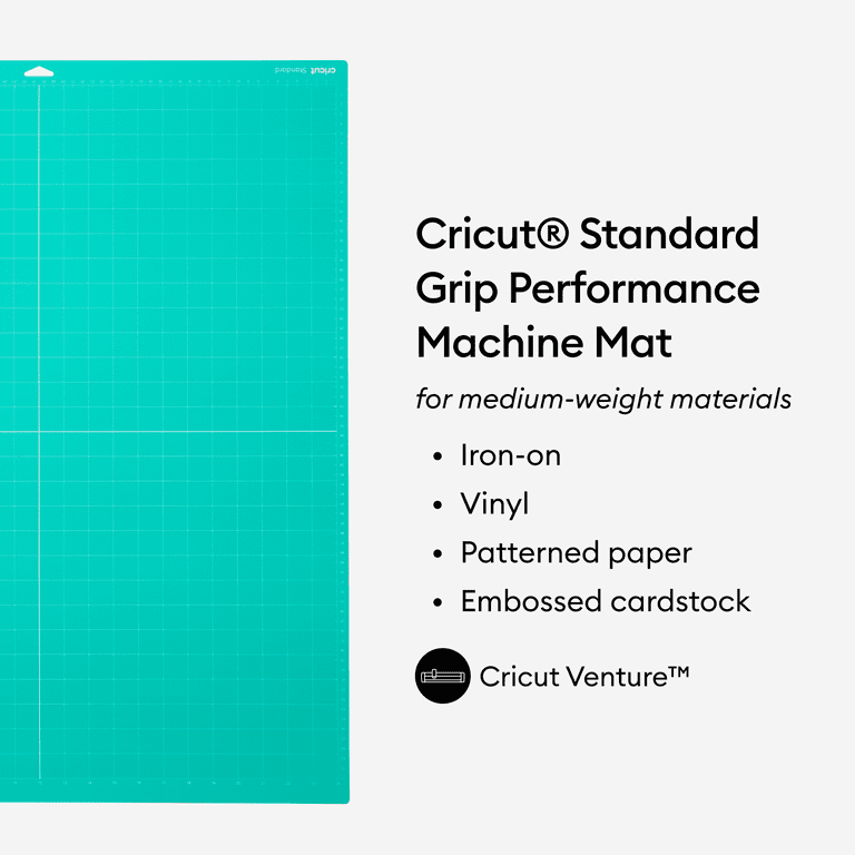 Cricut 24x12 Venture Standard Grip Performance Machine Mat Green : Target