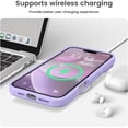 thumbnail image 3 of KOMI Compatible with iPhone 16 Pro Case, Liquid Silicone Upgrade [Camera Protection] [Soft Anti-Scratch Microfiber Lining] Shockproof Phone Case for iPhone 16 Pro 6.3 inch Light Purple, 3 of 5