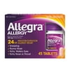 Allegra 24 Hour Non-Drowsy Antihistamine Allergy Relief Medicine, 180 mg Fexofenadine Tablets, 45 Ct