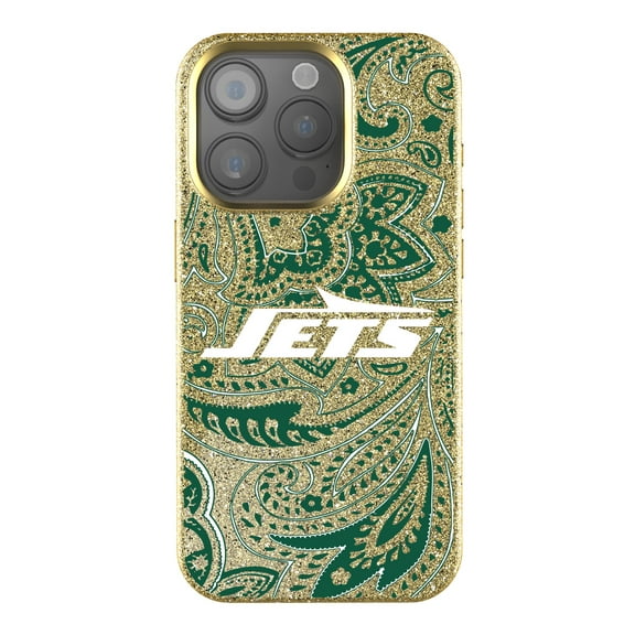 Keyscaper New York Jets Paisley Bling iPhone Case