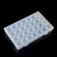 thumbnail image 2 of Boîte de Rangement pour Outils de Nail Art en Plastique Transparent 28 Compartiments, 2 of 9