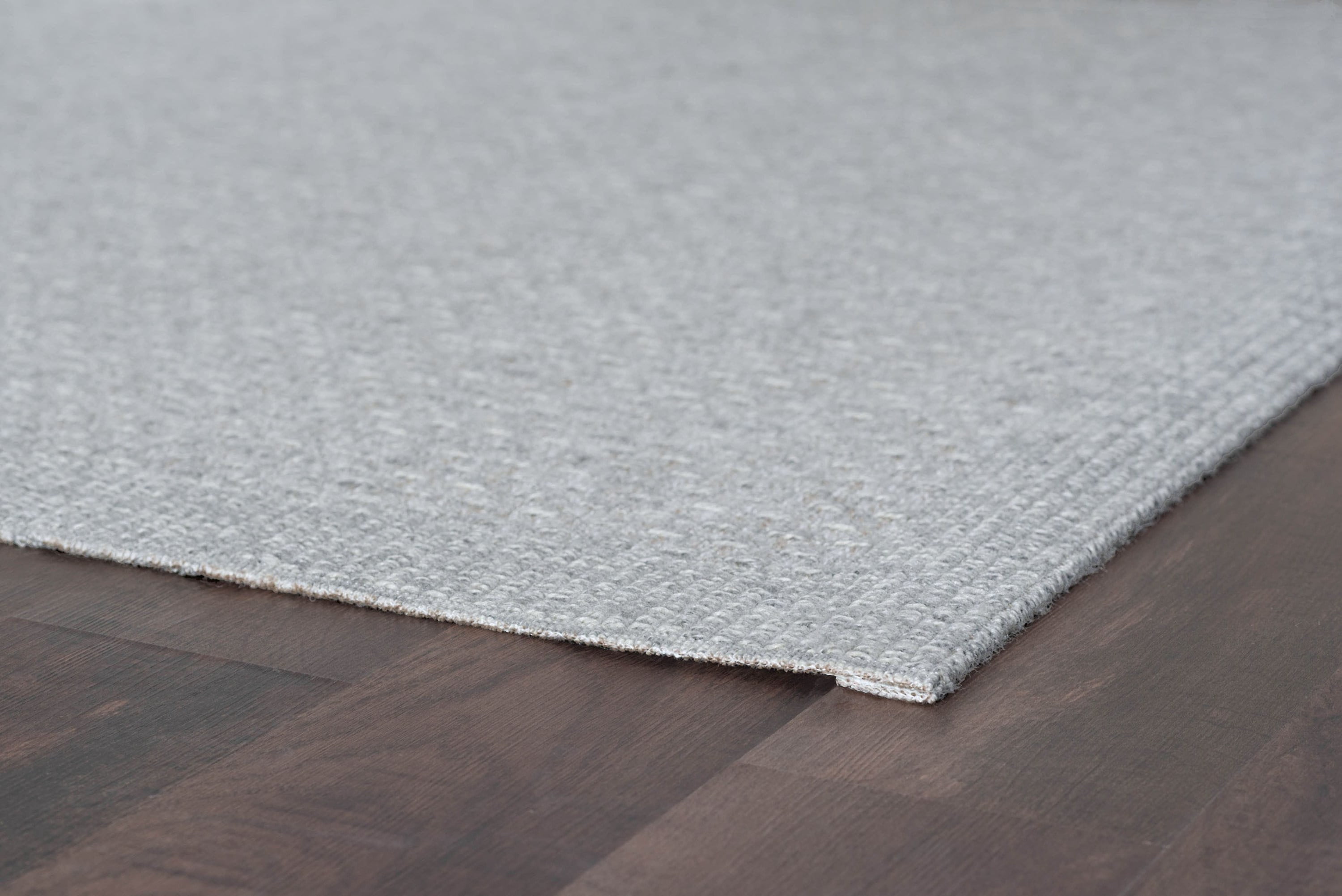 6ft Square Water Resistant, Indoor Outdoor Rugs for Patios, Front Door Entry, Entryway, Deck, Porch, Balcony | Outside Area Rug for Patio | Gray, Solid | Size: 5'1'' Square