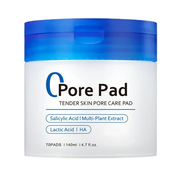 Medicube Zero Pore Pads 2.0, Dual-Textured Facial Toner Pads for Exfoliation and Pore Care with 4.5% AHA Lactic Acid & 0.45% BHA Salicylic Acid, Ideal for All Skin Types, Korean Skin Care (70 Pads)