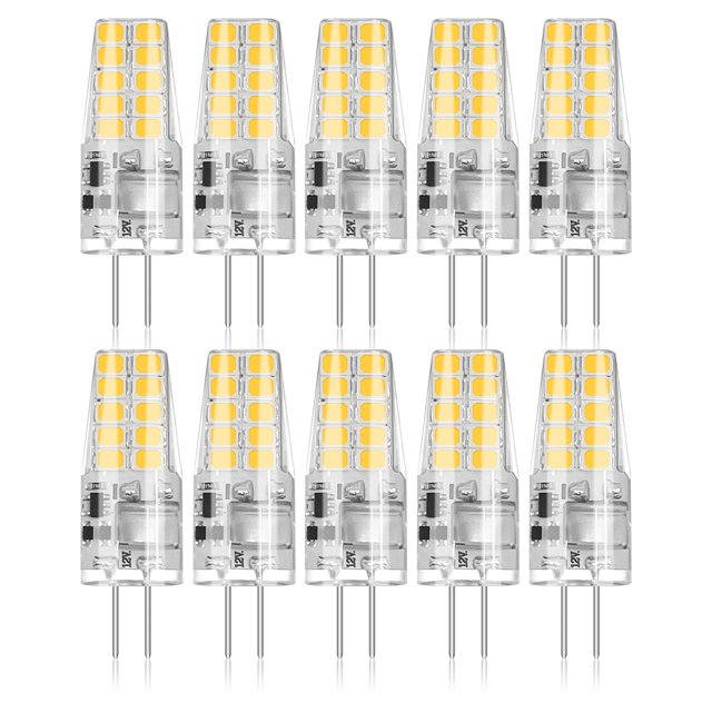 Bombilla LED BUBO G4 de 2 W, 30 W, equivalente a 3000 K, luz blanca cálida, 250 lm, 12 V