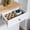 White + MDF#731, variant on Sideboard Buffet Cabinet with 2 Drawers and Adjustable Shelf, White MDF Kitchen Storage Cabinet for Living Room, Hallway, Entryway, 26.75 W