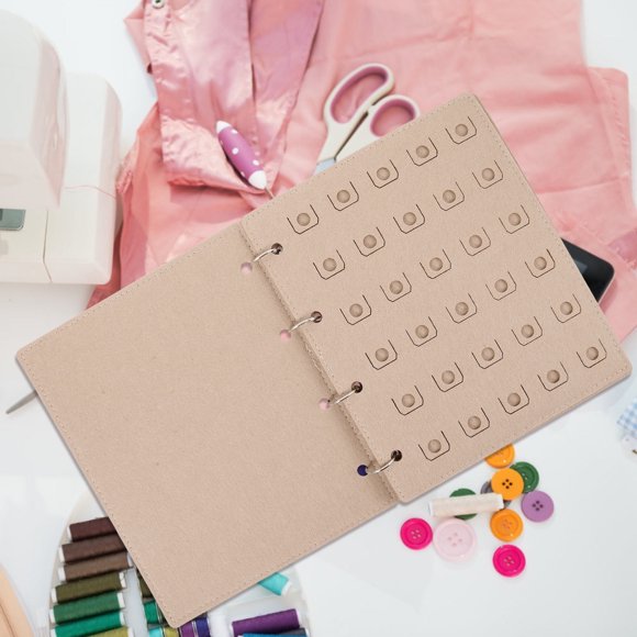 WHAMVOX Organizador De Buckles Para Zapatos En Fieltro Color Con Páginas Para Exhibir Y Guardar
