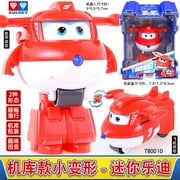 New Hot Super Wings 2" Scale Mini Transforming Anime Deformation Plane Robot Action Figures Transformation Toys Gifts For Kids