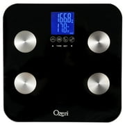 Ozeri Touch Total Bathroom Scale - Measures Fat, Muscle, Bone & Hydration with Auto Recognition and Infant Tare Technology